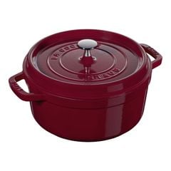  Nồi gang tròn Staub 26cm (5.2L) - Màu Đỏ Đô 