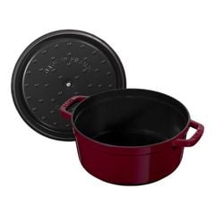  Nồi gang tròn Staub 26cm (5.2L) - Màu Đỏ Đô 