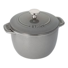  Nồi gang tròn Staub Gohan Chistera 16cm 1.75L - Màu Ghi Xám 40509-703-0 