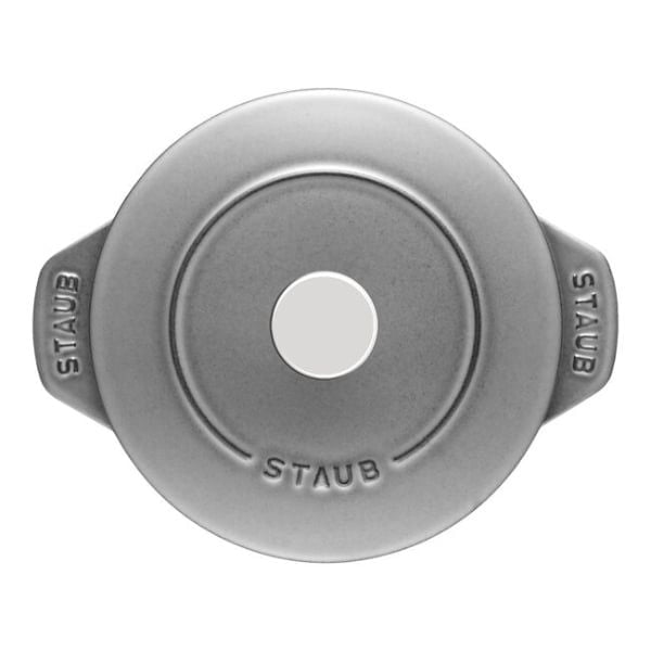 Nồi gang tròn Staub Gohan Chistera 16cm 1.75L - Màu Ghi 40509-703-0