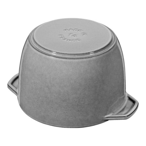 Nồi gang tròn Staub Gohan Chistera 16cm 1.75L - Màu Ghi 40509-703-0