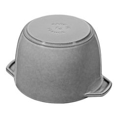  Nồi gang tròn Staub Gohan Chistera 16cm 1.75L - Màu Ghi Xám 40509-703-0 