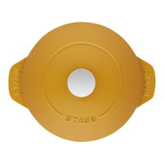  Nồi gang tròn Staub Gohan Chistera 16cm 1.75L - Màu Vàng Mù Tạt 