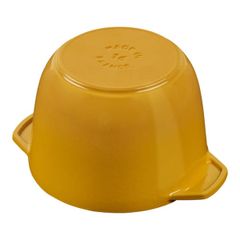  Nồi gang tròn Staub Gohan Chistera 16cm 1.75L - Màu Vàng Mù Tạt 