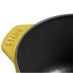  Nồi gang tròn Staub Gohan Chistera 16cm 1.75L - Màu Vàng Chanh 