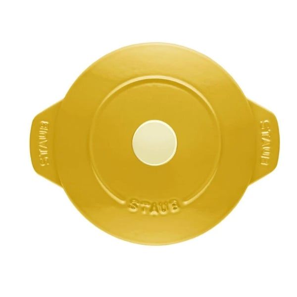 Nồi gang tròn Staub Gohan Chistera 16cm 1.75L - Màu Vàng Chanh