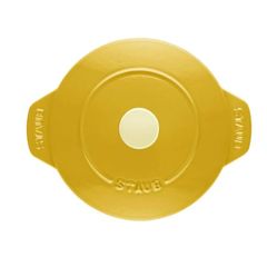  Nồi gang tròn Staub Gohan Chistera 16cm 1.75L - Màu Vàng Chanh 