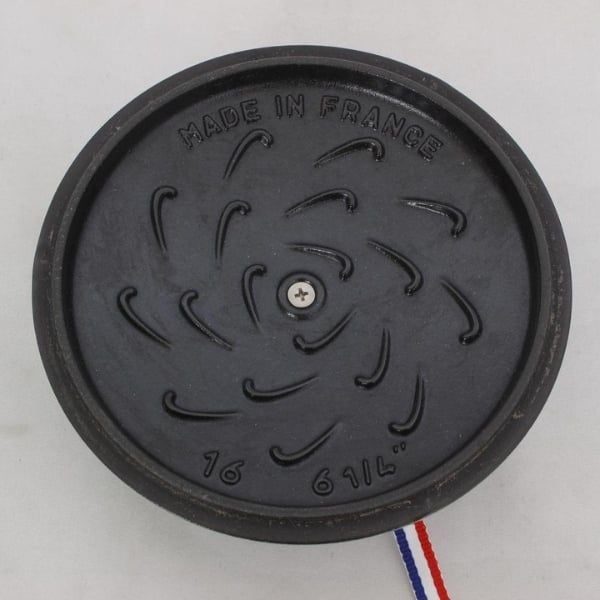 Nồi gang tròn Staub Gohan Chistera 16cm 1.75L - Màu Xanh xô thơm