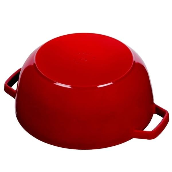 Nồi gang tròn Staub hoa tuyết 24cm 3.7L màu đỏ 40501-469-5