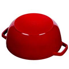  Nồi gang tròn Staub hoa tuyết 24cm 3.7L màu đỏ 40501-469-5 