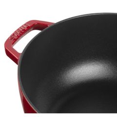  Nồi gang tròn Staub hoa tuyết 24cm 3.7L màu đỏ 40501-469-5 