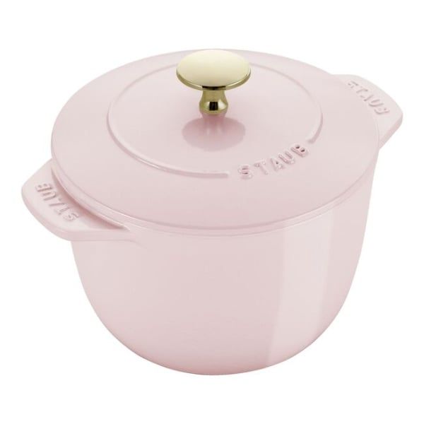 Nồi gang tròn Staub Chistera 16cm 1.75L - Màu Hồng