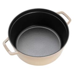  Nồi gang tròn Staub Sesame 24cm 3.8L 3.7L - Màu be (11024146) 