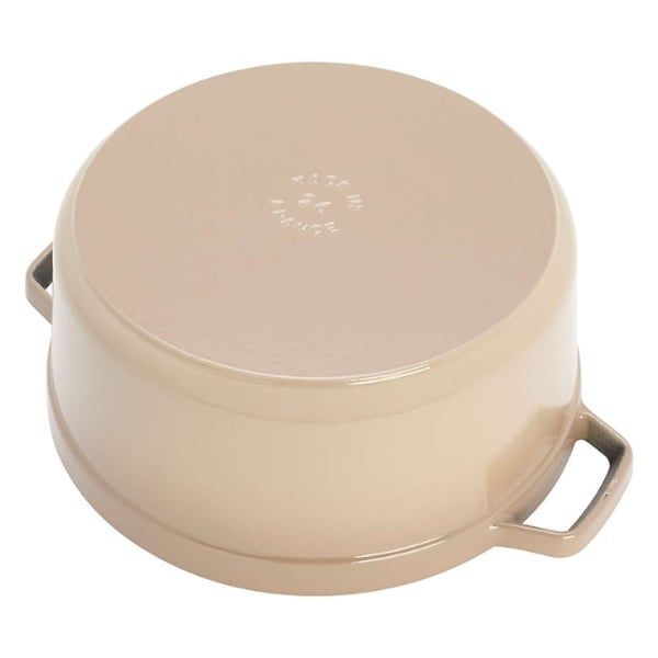 Đáy của Nồi gang tròn Staub Sesame 24cm 3.8L 3.7L - Màu be 11024146