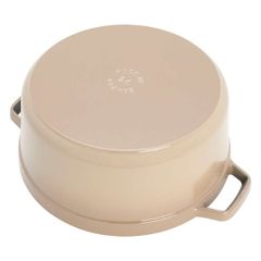  Nồi gang tròn Staub Sesame 24cm 3.8L 3.7L - Màu be (11024146) 