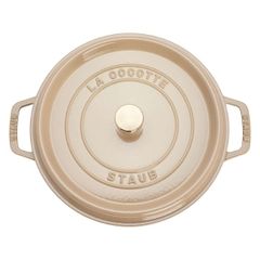  Nồi gang tròn Staub Sesame 24cm 3.8L 3.7L - Màu be (11024146) 
