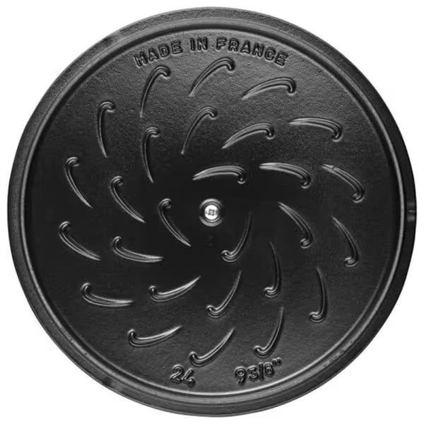 Nồi gang tròn Staub Snowflake Winter 24cm 3.6L