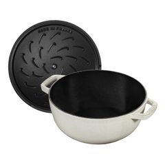  Nồi gang tròn Staub Snowflake Winter 24cm 3.6L 