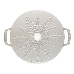  Nồi gang tròn Staub Snowflake Winter 24cm 3.6L 