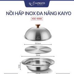  Nồi lẩu hấp đa năng inox Kaiyo 
