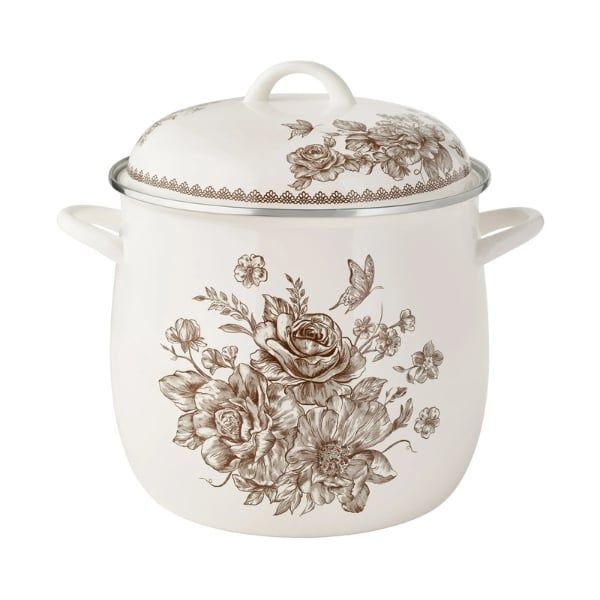 Nồi luộc gà Pioneer Woman Agatha 11.4 lít phong cách Retro thép tráng