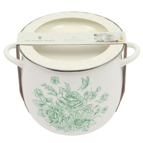 Nồi luộc gà Pioneer Woman Agatha 11.4 lít phong cách Retro thép tráng