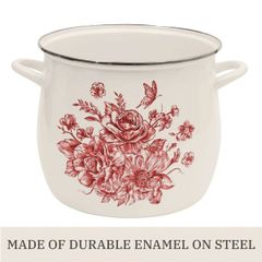  Nồi luộc gà The Pioneer Woman Agatha 11.4 lít - Màu Đỏ 