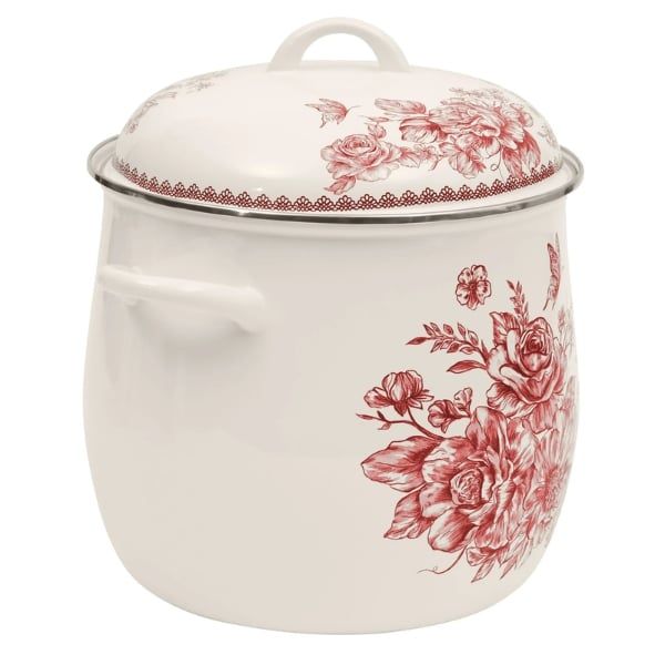 Nồi luộc gà Pioneer Woman Agatha 11.4 lít phong cách Retro thép tráng