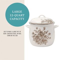  Nồi luộc gà The Pioneer Woman Agatha 11.4 lít - Màu Nâu 