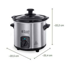  Nồi nấu chậm Russell Hobbs 2L Compact Home 145W màu inox 