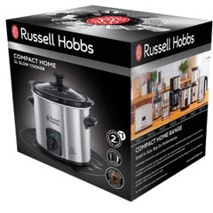  Nồi nấu chậm Russell Hobbs 2L Compact Home 145W màu inox 