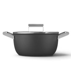  Nồi Smeg CSF2412BLM 24cm 4.6L - Màu Đen 