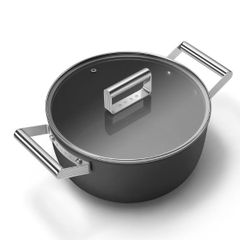  Nồi Smeg CSF2412BLM 24cm 4.6L - Màu Đen 