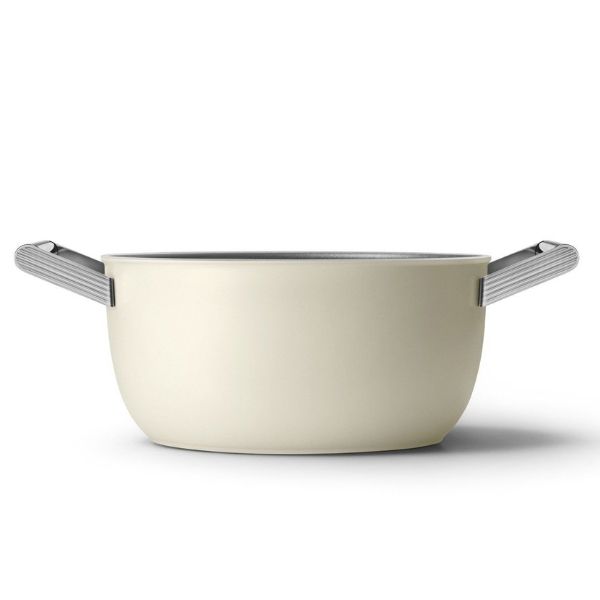 Nồi Smeg CSF2412CRM 24cm 4.6L - Màu Kem