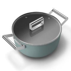  Nồi Smeg CSF2412EGM 24cm 4.6L - Màu Xanh Ngọc 