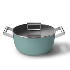  Nồi Smeg CSF2412EGM 24cm 4.6L - Màu Xanh Ngọc 