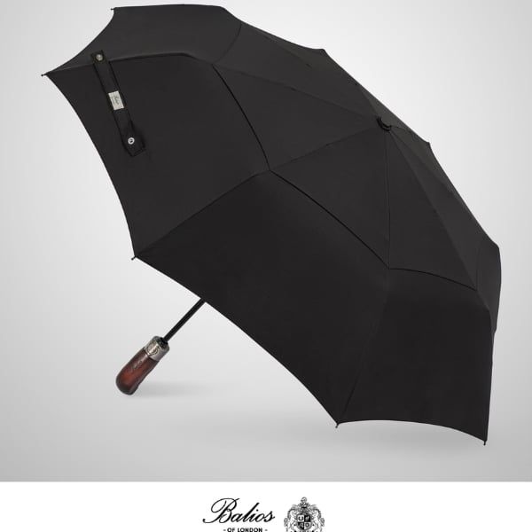 Ô đóng mở tự động Balios tay cầm bằng gỗ tự nhiên