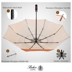  Ô đóng mở tự động Balios tay cầm bằng gỗ tự nhiên - Nhiều màu 