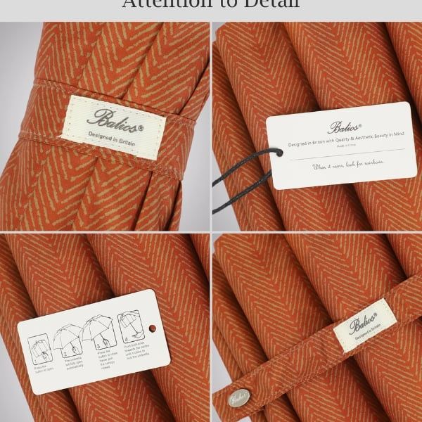 Ô đóng mở tự động Balios tay cầm bằng gỗ tự nhiên