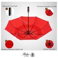  Ô đóng mở tự động Balios tay cầm bằng gỗ tự nhiên - Nhiều màu 