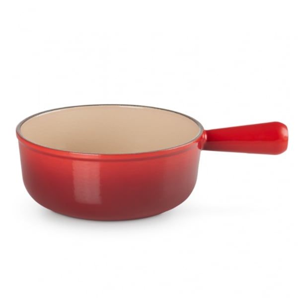 Quánh gang Le Creuset 24cm không nắp - Đỏ anh đào
