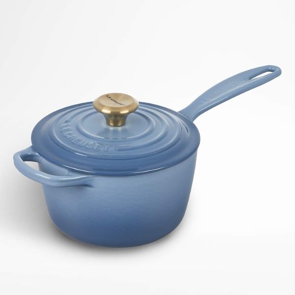 Quánh Le Creuset 16cm 1.75L - Màu Xanh Chambray