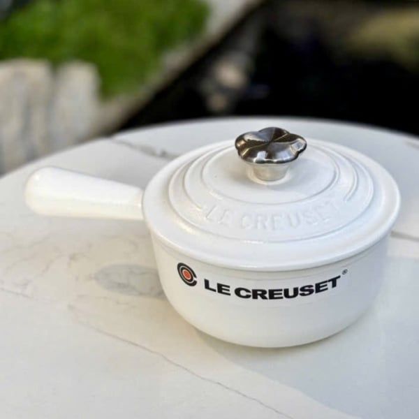 Quánh Le Creuset 16cm 1L - Màu Trắng