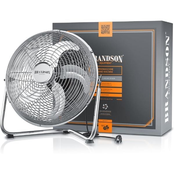 Quạt sàn Brandson 30cm Thiết Kế Retro Sang Trọng, Lưu Lượng Gió Lớn