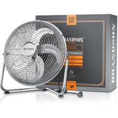  Quạt sàn Brandson 30cm 48W Nội địa Đức - Màu bạc/đen/đồng 