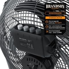  Quạt sàn Brandson 30cm 48W Nội địa Đức - Màu bạc/đen/đồng 