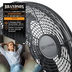  Quạt sàn Brandson 30cm 48W Nội địa Đức - Màu bạc/đen/đồng 