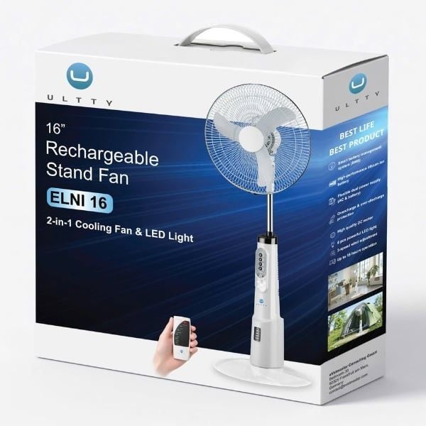 Quạt tích điện dáng đứng cao cấp U Ultty ELNI 16