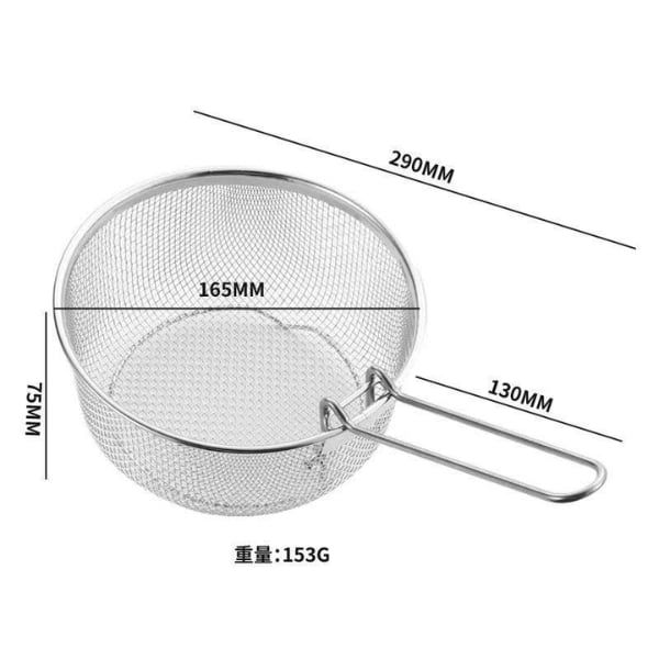 Rổ chiên inox 18/10 Chockmen 16cm - C440