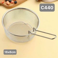  Rổ chiên inox 18/10 Chockmen 16cm - C440 